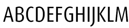 FF Dax Offc Pro Condensed Regular Font UPPERCASE