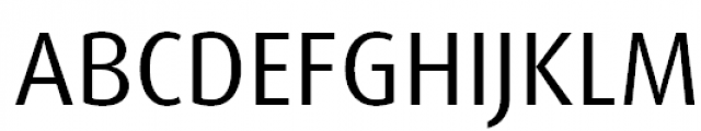 FF Dax Offc Pro Regular Font UPPERCASE
