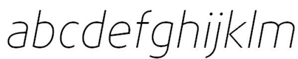 FF Daxline Offc Pro Thin Italic FONT