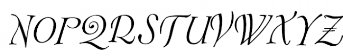 FF Fontesque Pro Italic Font UPPERCASE