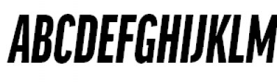 FF Good Headline Offc Pro Compressed Black Italic Font UPPERCASE