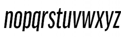 FF Good Headline Offc Pro Compressed Medium Italic Font LOWERCASE