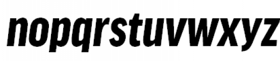 FF Good Headline Offc Pro Condensed Black Italic Font LOWERCASE
