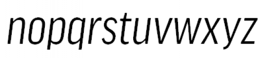 FF Good Headline Offc Pro Condensed Italic Font LOWERCASE