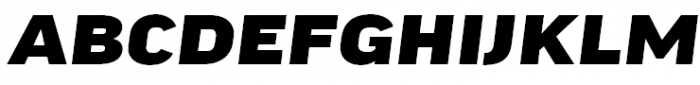 FF Good Headline Offc Pro Extended Black Italic Font UPPERCASE