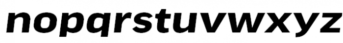 FF Good Headline Offc Pro Extended Bold Italic Font LOWERCASE