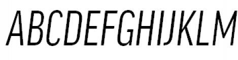FF Good Headline Offc Pro Extra Condensed Italic Font UPPERCASE