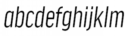 FF Good Headline Offc Pro Extra Condensed Italic FONT