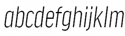 FF Good Headline Offc Pro Extra Condensed Light Italic FONT