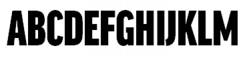 FF Good Headline Offc Pro Extra Condensed Ultra Font UPPERCASE