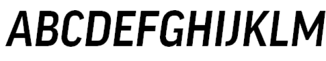 FF Good Headline Offc Pro Narrow Medium Italic Font UPPERCASE