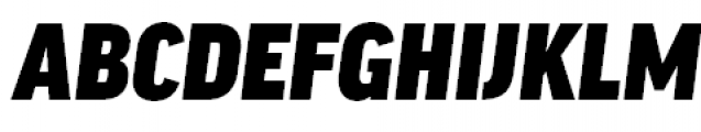 FF Good Headline Offc Pro Narrow Ultra Italic Font UPPERCASE