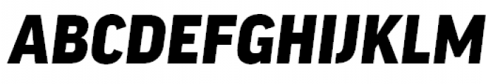 FF Good Headline Offc Pro SC Black Italic Font UPPERCASE