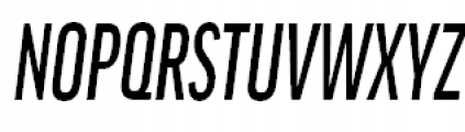 FF Good Headline Offc Pro SC Compressed Medium Italic Font UPPERCASE