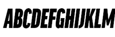 FF Good Headline Offc Pro SC Compressed Ultra Italic FONT