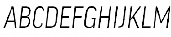 FF Good Headline Offc Pro SC Condensed Light italic Font UPPERCASE