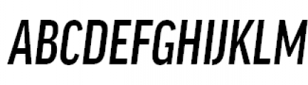 FF Good Headline Offc Pro SC Extra Condensed Medium Italic FONT