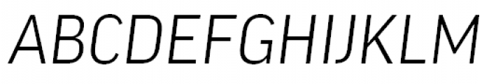 FF Good Headline Offc Pro SC Light Italic Font UPPERCASE