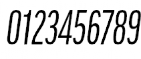 FF Good Headline Pro Compressed News Italic Font OTHER CHARS