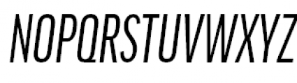 FF Good Headline Pro Compressed News Italic Font UPPERCASE
