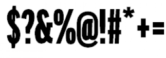 FF Good Headline Pro Compressed Ultra Font OTHER CHARS