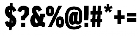 FF Good Headline Pro Condensed Ultra Font OTHER CHARS