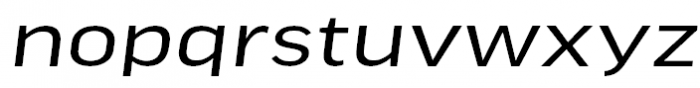 FF Good Headline Pro Extended Italic Font LOWERCASE