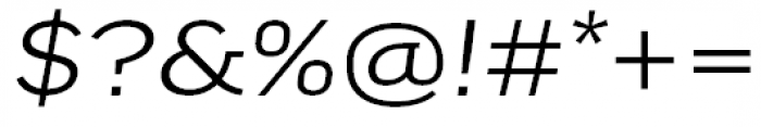 FF Good Headline Pro Extended Light Italic Font OTHER CHARS