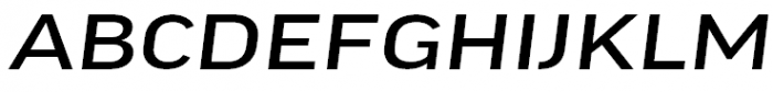 FF Good Headline Pro Extended News Italic Font UPPERCASE