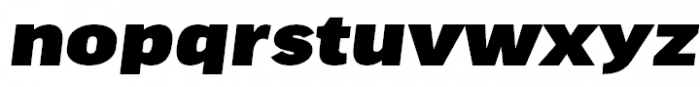 FF Good Headline Pro Extended Ultra Italic Font LOWERCASE