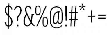 FF Good Headline Pro Extra Condensed Light Font OTHER CHARS