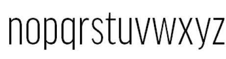 FF Good Headline Pro Extra Condensed Light Font LOWERCASE