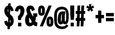FF Good Headline Pro Extra Condensed Ultra Font OTHER CHARS