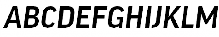 FF Good Headline Pro Medium Italic Font UPPERCASE