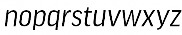 FF Good Headline Pro Narrow Italic Font LOWERCASE