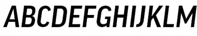 FF Good Headline Pro Narrow Medium Italic Font UPPERCASE