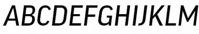 FF Good Headline Pro New Italic Font UPPERCASE