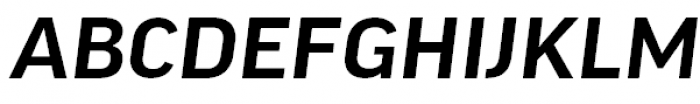 FF Good Headline Pro Wide Medium Italic Font UPPERCASE