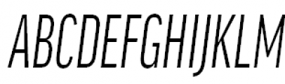 FF Good Offc Pro Compressed Italic Font UPPERCASE