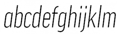 FF Good Offc Pro Extra Condensed Light Italic FONT