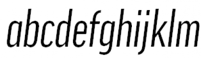 FF Good Offc Pro Extra Condensed News Italic FONT