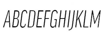 FF Good Offc Pro SC Compressed Light Italic FONT