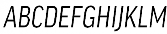 FF Good Offc Pro SC Condensed Italic Font UPPERCASE