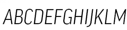 FF Good Offc Pro SC Condensed Light Italic FONT