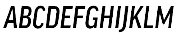 FF Good Offc Pro SC Condensed Medium Italic Font UPPERCASE