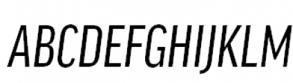 FF Good Offc Pro SC Extra Condensed News italic FONT