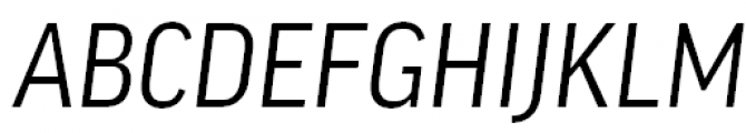 FF Good Offc Pro SC Narrow Italic Font UPPERCASE