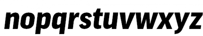 FF Good Pro Black Italic Font LOWERCASE