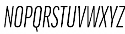 FF Good Pro Compressed Italic Font UPPERCASE