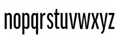 FF Good Pro Compressed Medium Font LOWERCASE